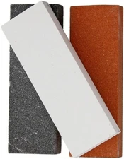 Knife Sharpener Stone Three Piece Set 120 grit 240 grit 800 grit Hunt Military