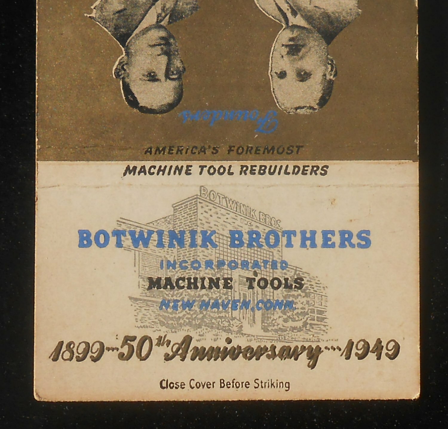 1949 50 Years Botwinik Brothers Machine Tools 333 Welton St. Hamden CT