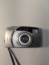 Polaroid PZ2001 Power Zoom 35mm Blue Film Camera 35-70mm Lens - For Parts
