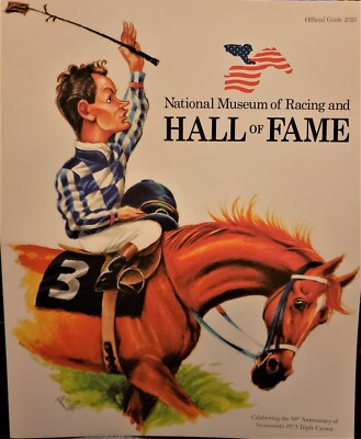 Secretariat 50th Anniversary Section In 2023 Racing HOF 171-Page PROGRAM