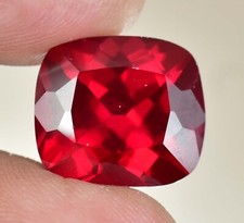 Natural Red Painite 15.40 Ct Cushion Certified Mogok Best Rare Loose Gemstone