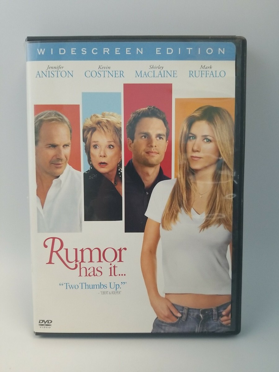 Rumor Has It Widescreen (DVD, 2005) Jennifer Aniston Mark Ruffalo Rom-comedy 12569701359| eBay
