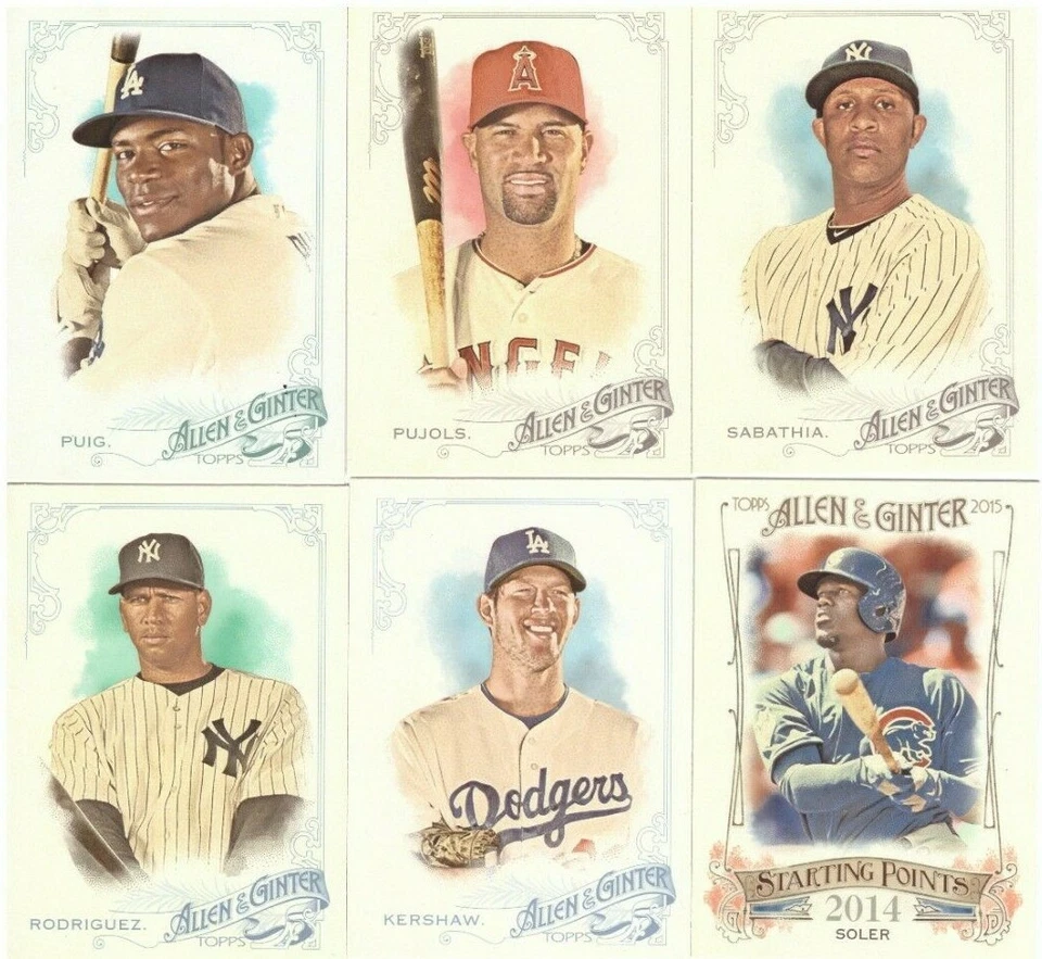 2015 2016 2017 2018 2019 Allen & Ginter Cards, Ships FREE, Buy 2 Get 2 FREE - Image 2 of 4