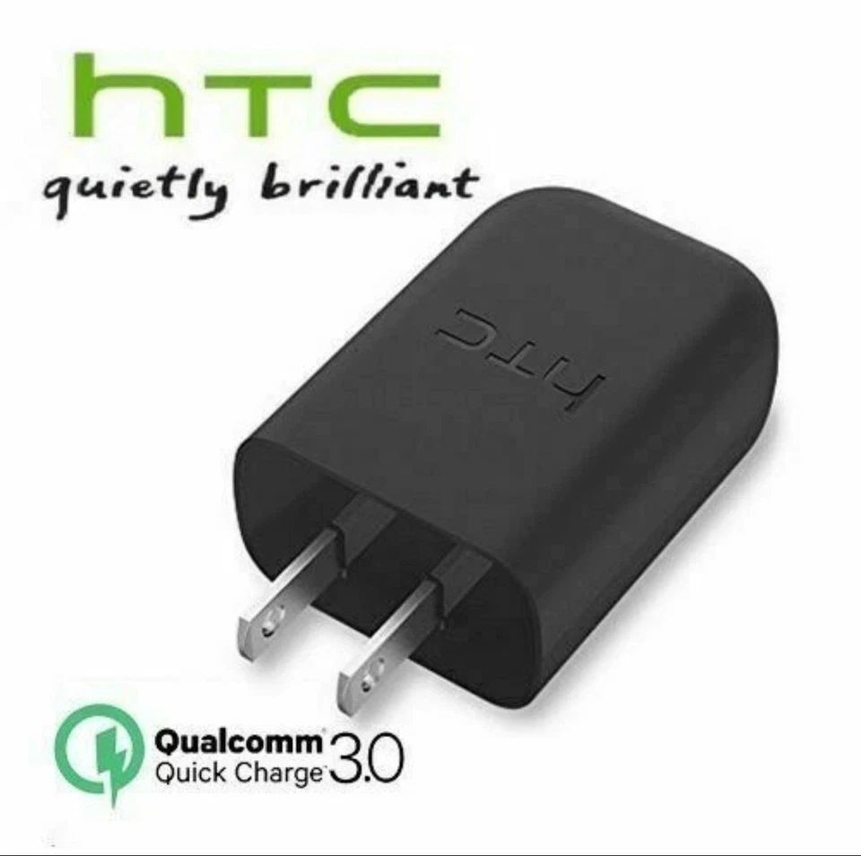 Original HTC Fast Quick 3.0 Wall Charger TC-P5000&Type-C Cable For 10 U11 Ultra - Image 2 of 3