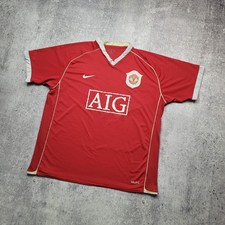 Nike Manchester United 2006 2007 Home Football Shirt Soccer Jersey Mens Size L