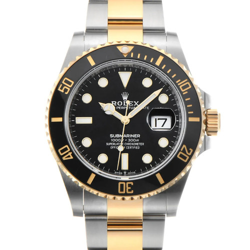 Rolex Submariner 126613LN 41mm Stainless Steel Black Wristwatc...