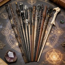 HARRY POTTER Deluxe DUMBLEDORE Version Magic Wand Fireball Shooting Wa