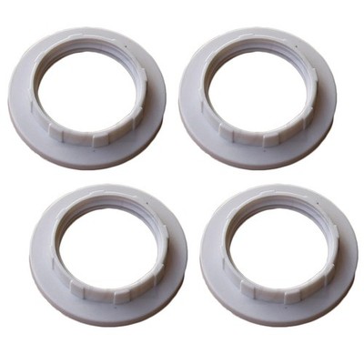 E14 Lamp Shade Collar Rings,JNXQWE Light Socket Ring,E14 E12 Lock Socket Replace