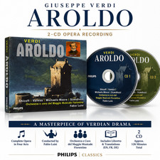 Verdi - Aroldo 2 Cd 2001 Opera Classical Philips Orchestra Fabio Luisi - Used Vg Verdi - Aroldo 2 Cd 2001 Opera Classical Philips Orchestra Fabio Luisi - Used Vg