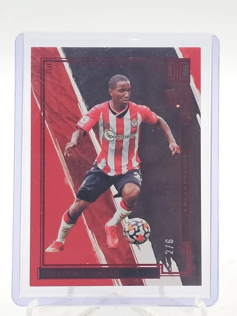 IBRAHIMA DIALLO 2021-22 PANINI IMPECCABLE PL SOCCER RUBY #112 /6 Q5332
