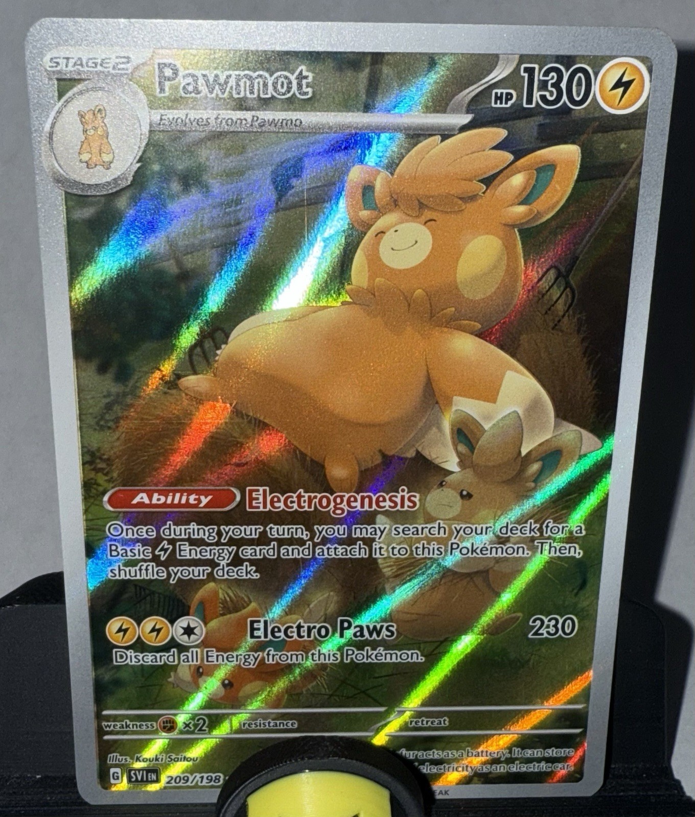 NM - Pokemon TCG - Pawmot 209/198 SV01: Scarlet & Violet Base Set Holo