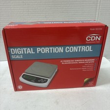 Portable Digital Kitchen Scale 22 lb. Capacity, Backlit Easy-to-Read Display,...