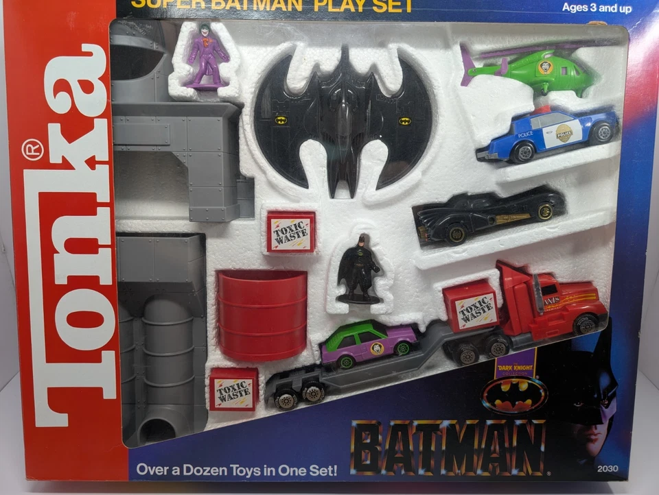 Raro Juego Tonka Super Batman 1990 Vintage / Colección The Dark Knight 2030 Foto 3 de 4