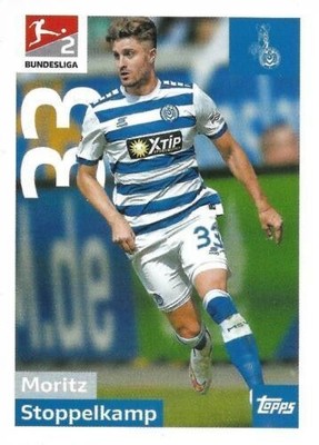 Moritz Stoppelkamp * MSV Duisburg * Topps * Sticker #283 * Saison 2018-19