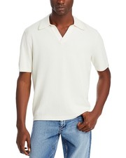 rag & bone Mens Johnny Polo Shirt Ivory size ...