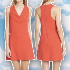 NWT Alice + Olivia Harmony Racerback Mini Dress Sz 12 Red Date Night Valentine