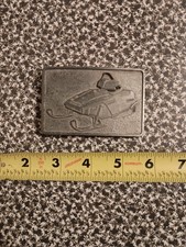 1984 Snowmobile Dealers Show Belt Buckle