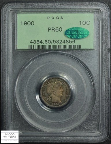 1900-P Barber Dime — photo from the most recent tracked eBay sale