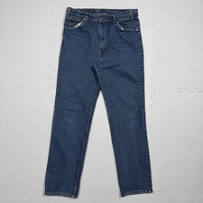 Vintage 80s Levis 509 Jeans Size 32x30" Orange Tab Straight Leg Made in USA