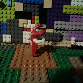 LEGO Ninjago Fangdam red two headed snake minifigure 9571 9445 9457