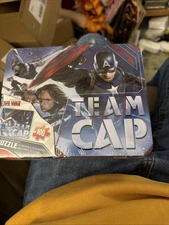 NEW Marvel Civil War Lunch Box & Puzzle 100 Pc Sealed Captain America Iron Man