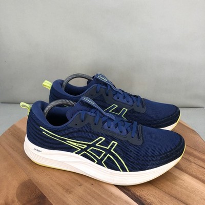 Asics EvoRide Speed Womens Running Shoes Navy Blue Yellow Size 11.5 Cushioned