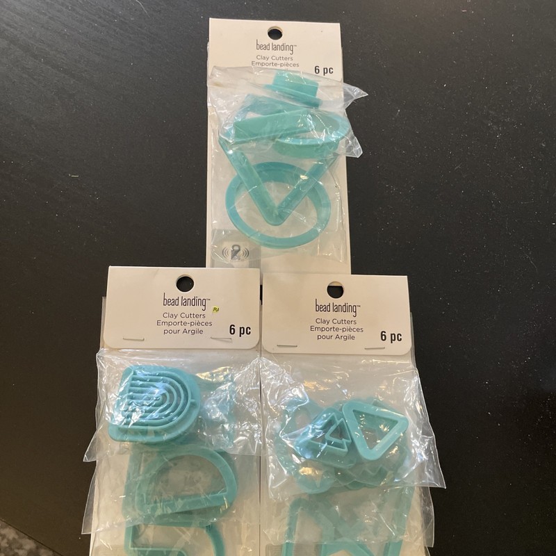 Bead Landing Clay Grid Cutters set of 3 New