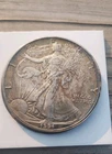 1991 ASE American Silver Eagle Max Toned Brilliant Uncirculated Condition Coin