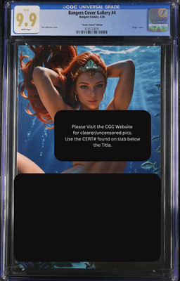 Bangers Comics Mera Aquaman Cosplay VIRGIN Full Chase Variant LE 100 CGC 9.9