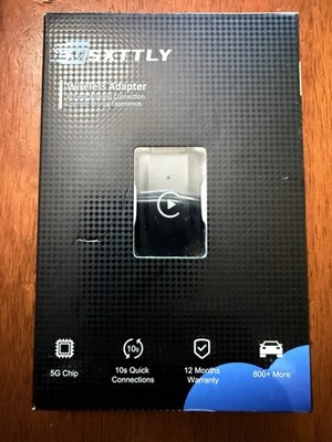 MSXTTLY Wireless CarPlay Adapter for Apple iPhone Car Dongle U2C-Air-Pro
