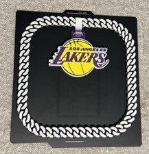 Los Angeles Lakers Chain Necklace Logo. 3d Printed. Cuban Chain. Hype Chain