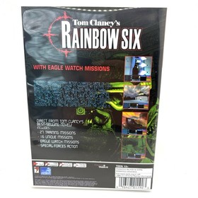 Dreamcast Tom Clancy's Rainbow Six Sega Dreamcast Replacement Case/Artwork