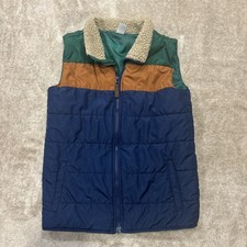 Carter's Coloblock Zip-Up Puffer Vest Boys Multicolor, Size 12, Warm