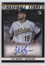 2020 Topps Baseball Stars Series 2 Black 168/199 Seth Brown #BSA-SB Auto 15t4