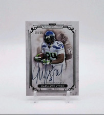 #/55 Marshawn Lynch On Card Auto 2013 Topps Museum Autograph SP Seattle Seahawks