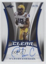 2020 Leaf Trinity Clear Platinum Foil 14/25 K'Lavon Chaisson #CA-KLC Auto 2u3