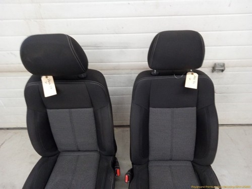 Hummer H3 Pair Of Left & Right Front Cloth Seat Manual Fits 2007-2010 07 08 09 - Picture 4 of 12