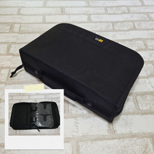 Vtg Y2K Case Logic Black 100 CD DVD Carrying Case Holder Binder Portfolio Zips