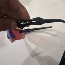 Oakley sunglasses radar path EV with blue lens In great shape. Tried on not worn