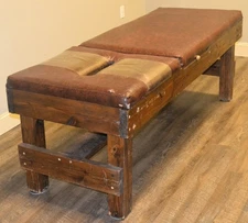 Wood Frame Stationary Massage or Therapy Table