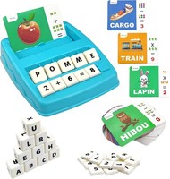 Rechtschreibspiel, Montessori Spielzeug Ab 3 4 5 Jahre, FranzöSisch Lernen