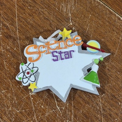Christmas Ornament Science Star School Achievement award