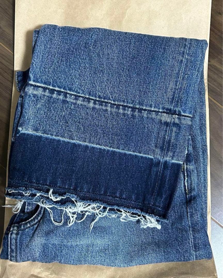 Ameri / Wide Straight Denim Pants - image 9