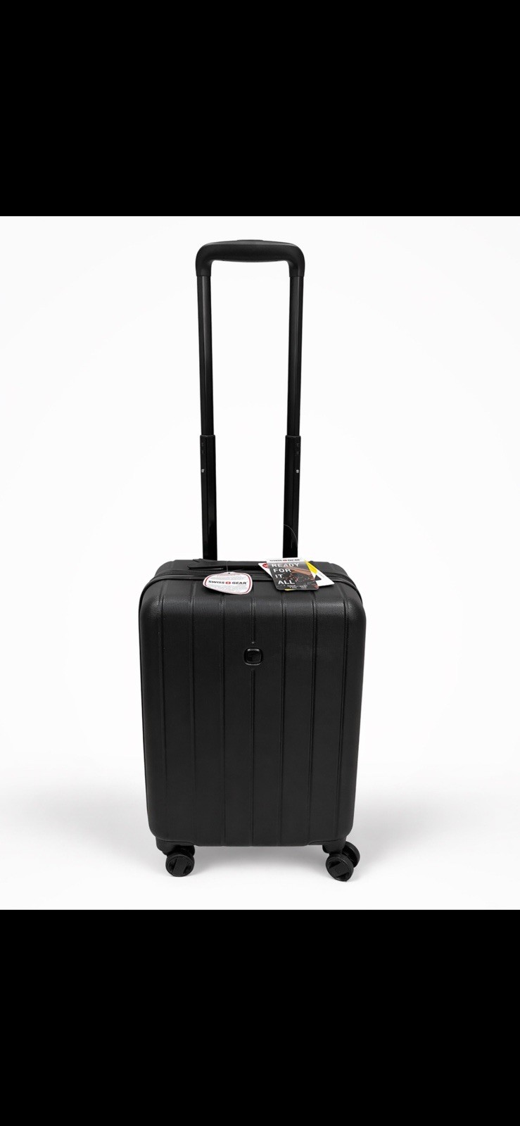Black 21x14x9 Lightweight Suitcase