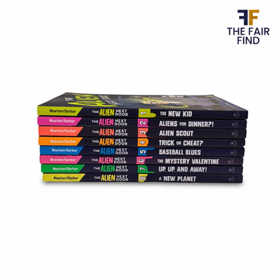 Alien Next Door Books 1-8 Complete Lot A.I. Newton Little Bee Chapter Books Set