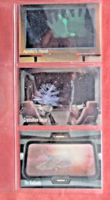 1996 Skybox 30 Years of Star Trek Phase   3-D Motion Chase Card 3 card set.   B3