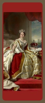 QUEEN VICTORIA Portrait by Winterhalter - 1859 Image - Laminated Bookmark
