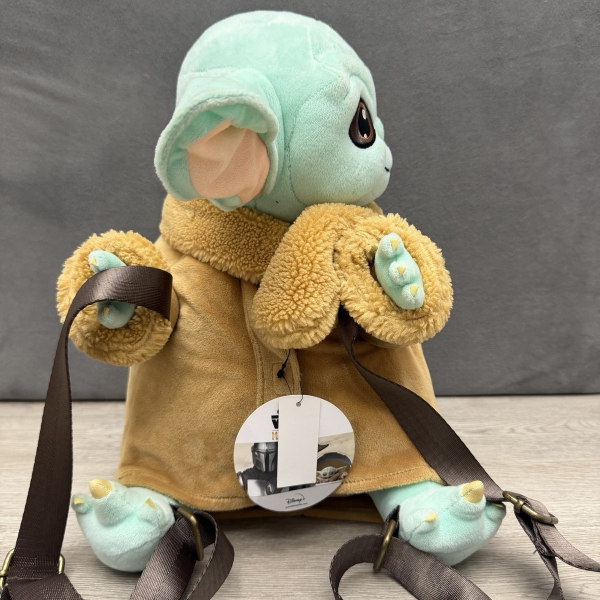 Loungefly Star Wars Grogu Plush Backpack Convention Exclusive Limited 2022 Loungefly Star Wars Grogu Mini Backpack – Unique Vintage main image 2