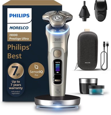 Philips XP9403/88 Norelco i9000 Prestige Ultra Electric Men's Shaver SenseIQ
