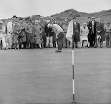 Australian golfer Kel Nagle competing 1961 Open Championship Roya- 1961 Photo